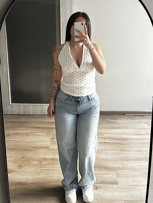 Top Danna Polka Dot