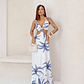 Vestido Nidia Maxi Tropical Cut-Out – Elegante, fresco y veraniego - Miniatura 1