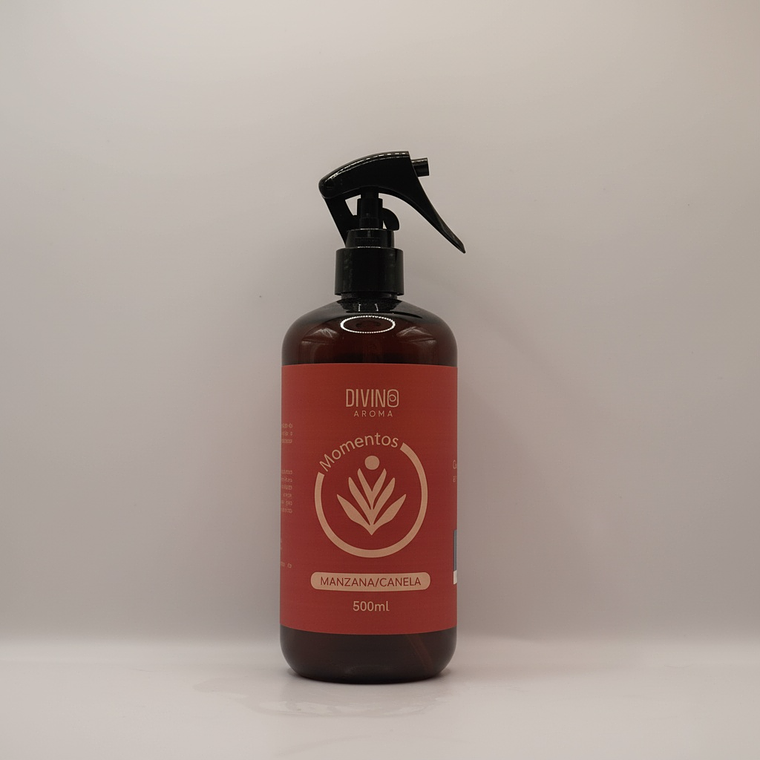 Aromatizante ambiental momentos Manzana Canela 500ml 1