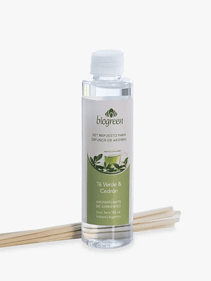 Repuesto difusor te verde & cedron 100 ml