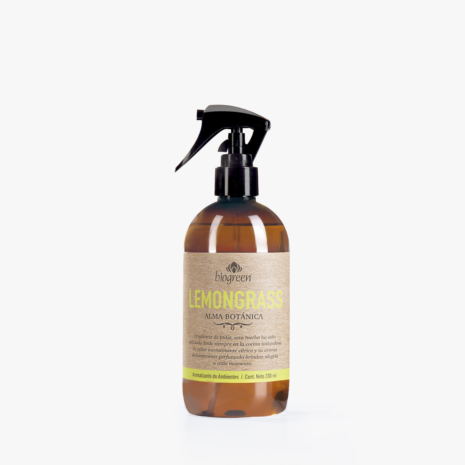 Aromatizante alma botanica lemongrass 330 ml