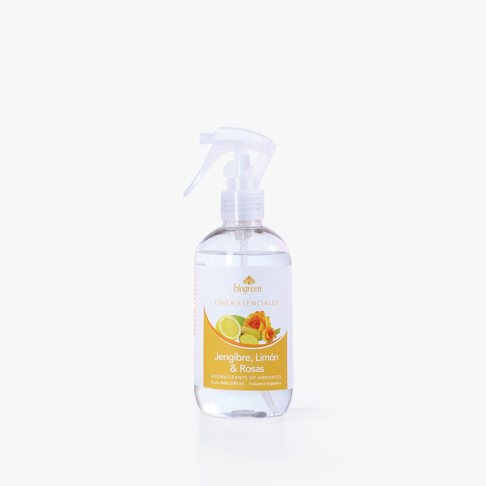 Aromatizante de ambientes jengibre, limón & rosas 240 ml