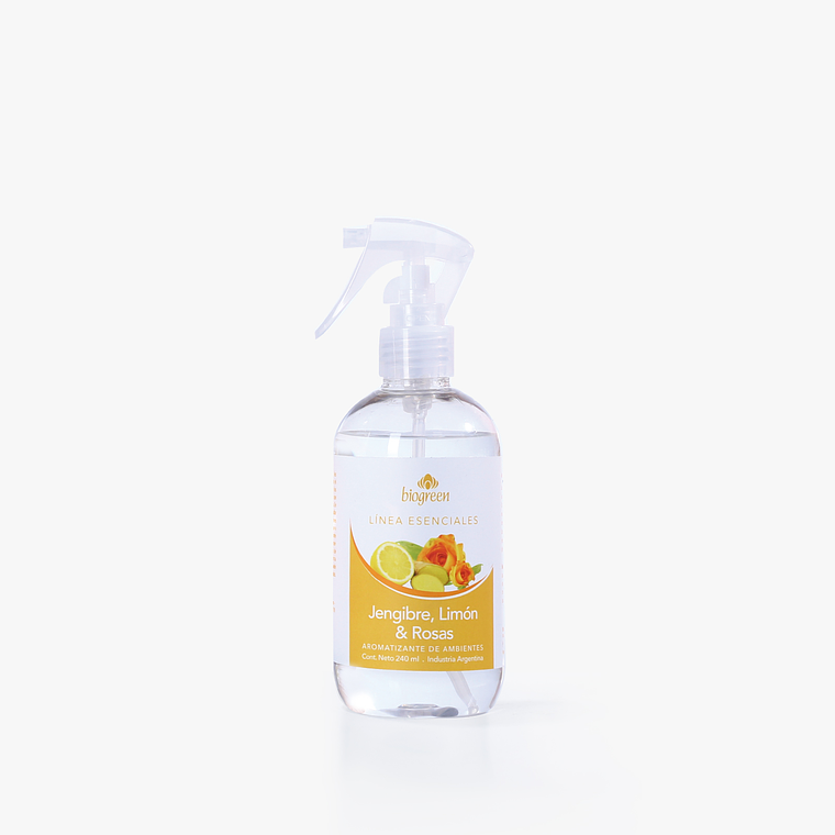 Aromatizante de ambientes jengibre, limón & rosas 240 ml 1