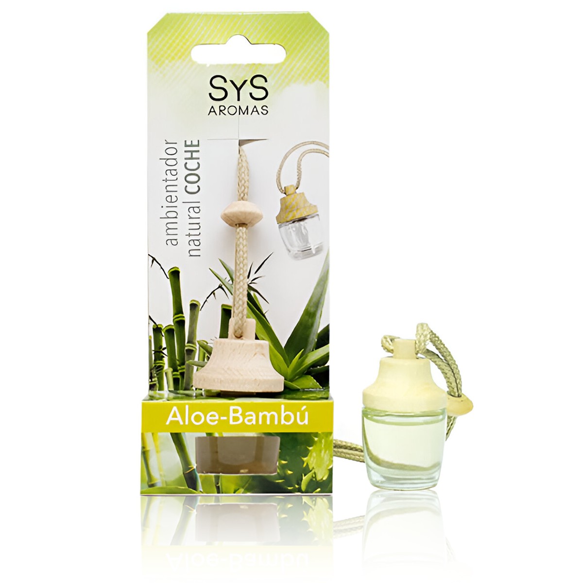 Ambientador coche aloe bambu 7ml