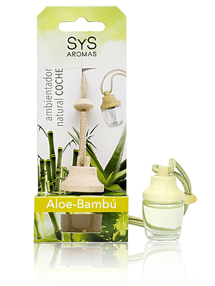 Ambientador coche aloe bambu 7ml