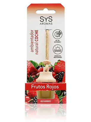 Ambientador coche frutos rojos 7ml
