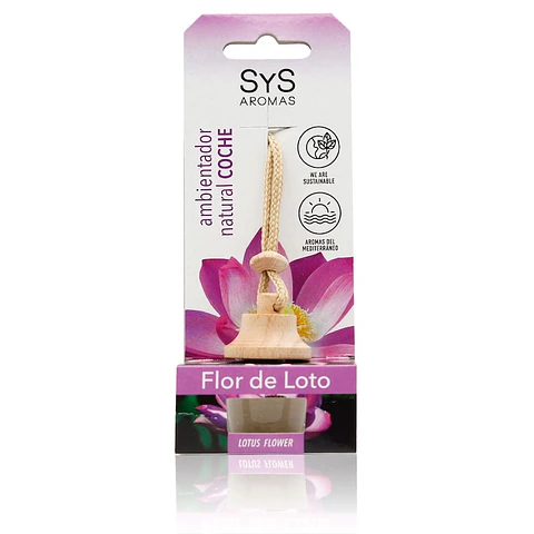 Ambientador coche flor de loto 7ml
