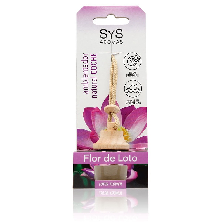 Ambientador coche flor de loto 7ml 1