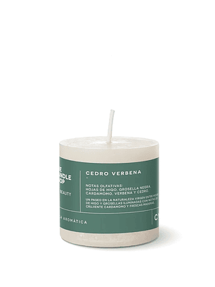 vela 6 x 6 cedro verbena 25hrs