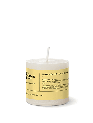 Vela 6 x 6 Magnolia Vainilla 25hrs