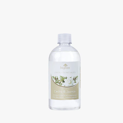 Aromatizante de ambientes cedro & jazmin 500 ml