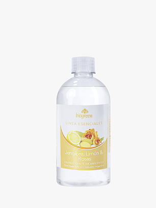 Aromatizante de ambientes Jengibre, Limon & Rosas 500 ml