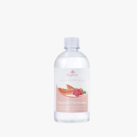 Aromatizante de ambientes papaya & frambuesa 500 ml