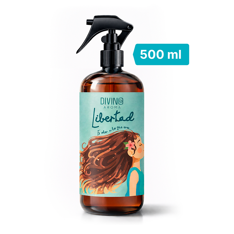 Aromatizante Ambiental y Textil Libertad 500mL - Aromas que Inspiran  1