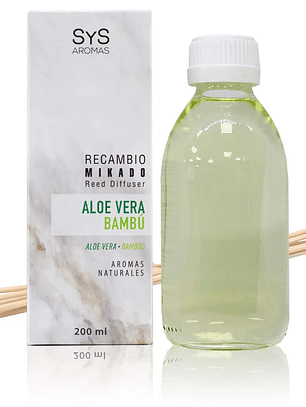 Recambio Aloe Vera Bambú 200 mL