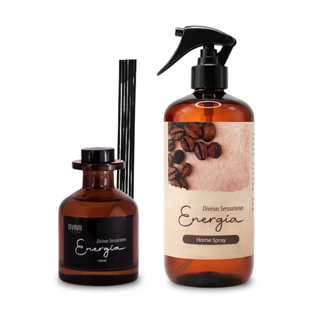 Pack energía - Difusor 100ml + Aromatizante 240ml