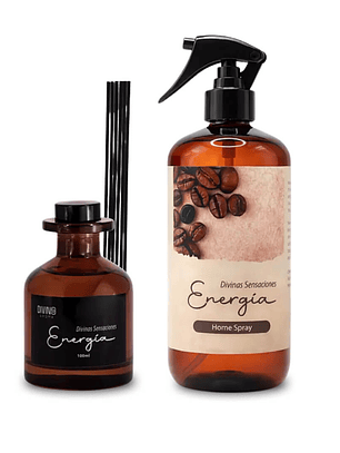 Pack energía - Difusor 100ml + Aromatizante 240ml