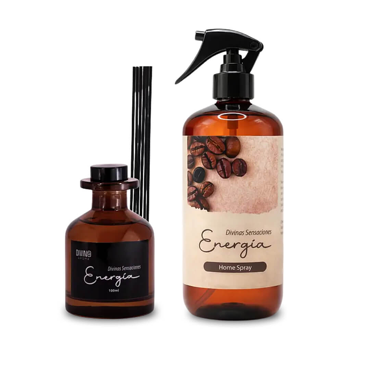 Pack energía - Difusor 100ml + Aromatizante 240ml 1