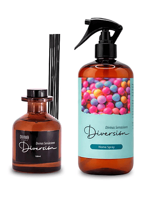 Pack diversion - difusor 100ml + aromatizante 240ml
