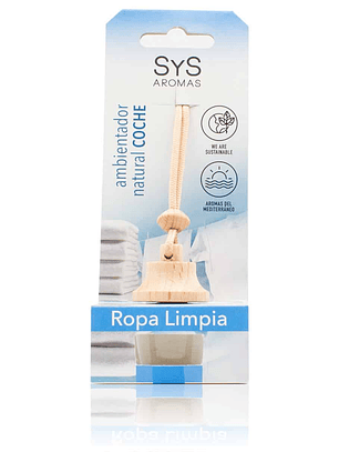 Ambientador Coche Ropa Limpia 7 mL