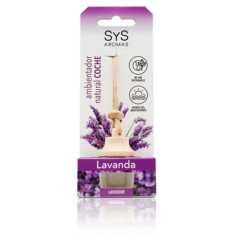 Ambientador coche Lavanda 7 mL