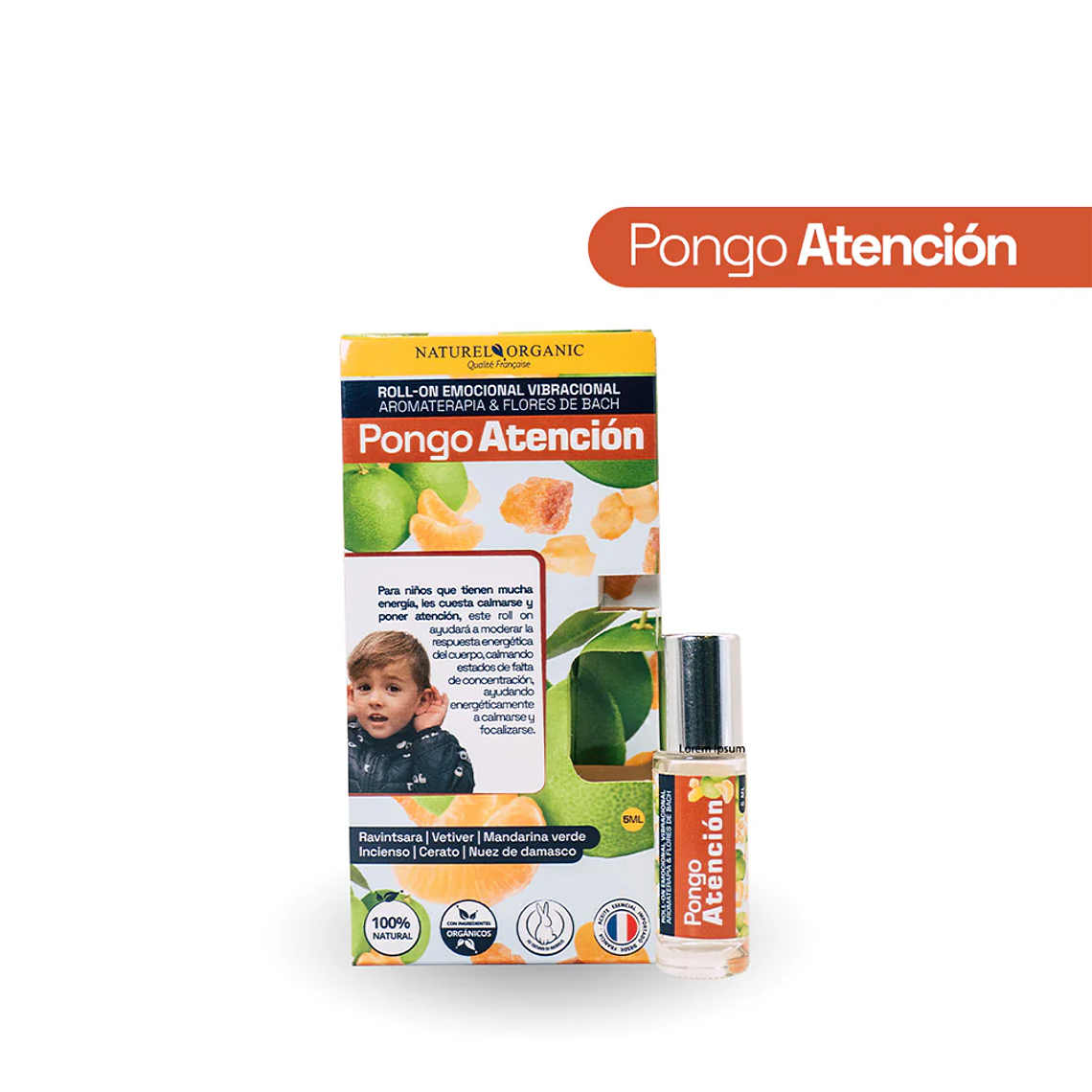 Rollon Niños Pongo Atención 5Ml- Hiperactividad Y Concentración 2