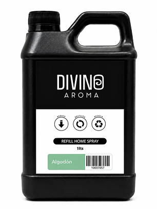 Refill aromatizante y textil Algodón 1 Lt