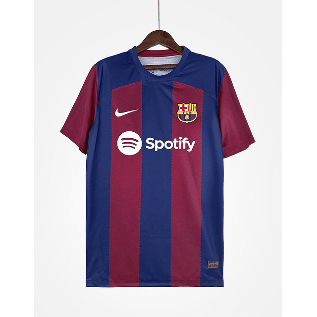 Camiseta Barcelona Local Manga Larga 2023-2024 Versión Aficionado