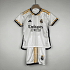 Uniforme niño real madrid 2023/24 Local Versión Fan