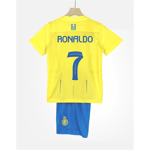 Uniforme niño Al Nassr 2023/24 Local Versión Fan