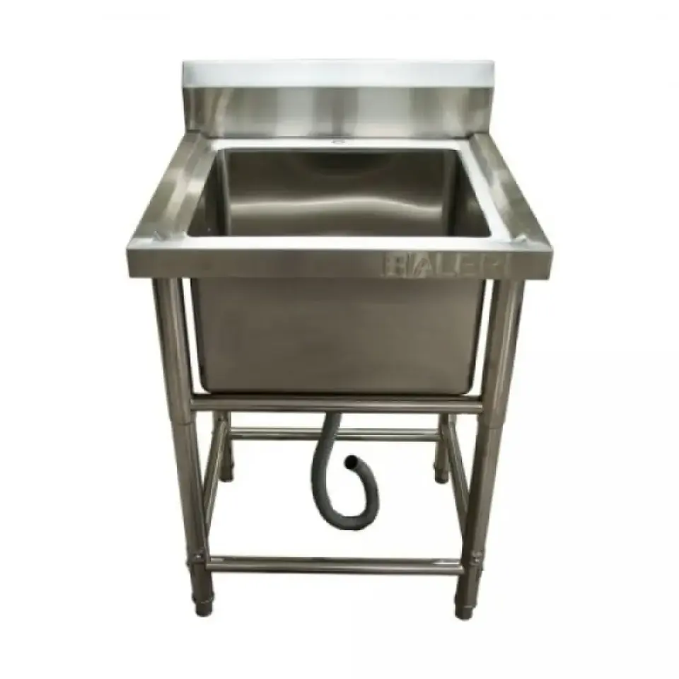 Lavafondo 1 Deposito 100% Acero Inoxidable / Taza Estampada 1