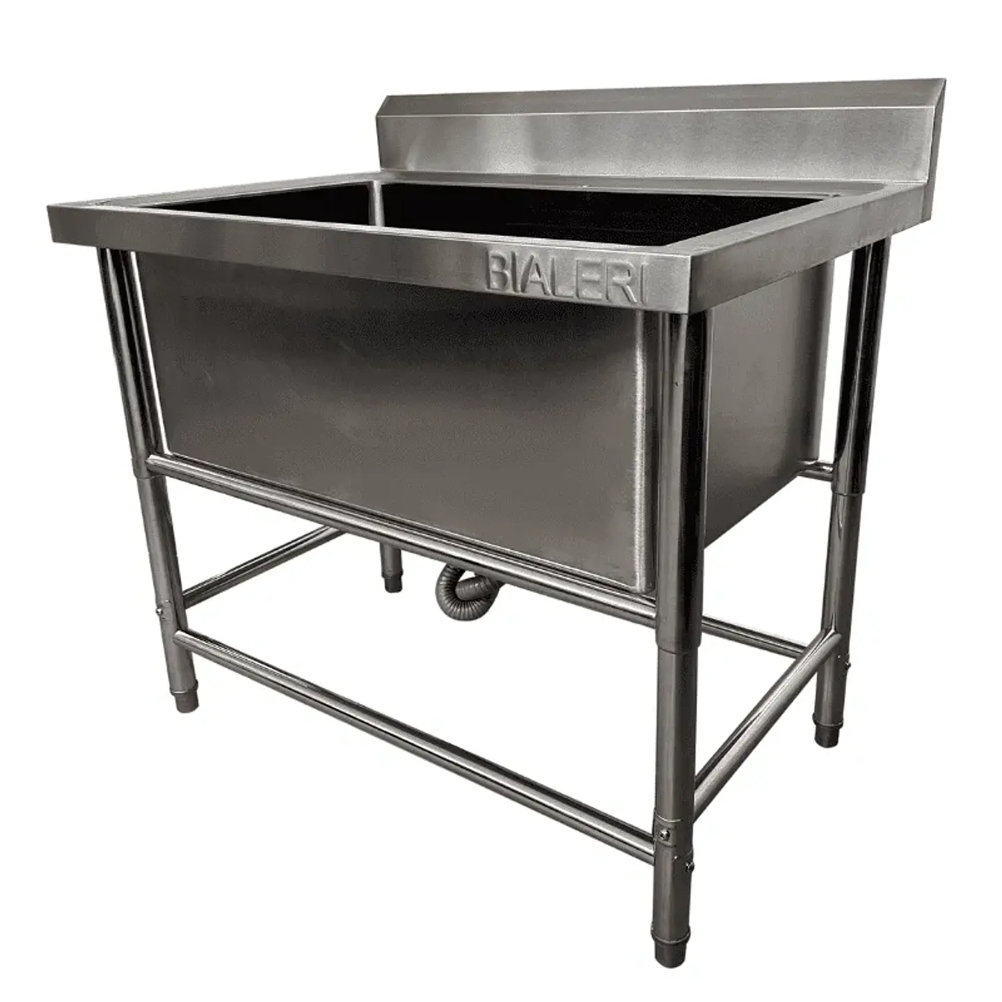 Lavafondo 1 Depósito Grande 100% Acero Inoxidable / Taza Estampada 1