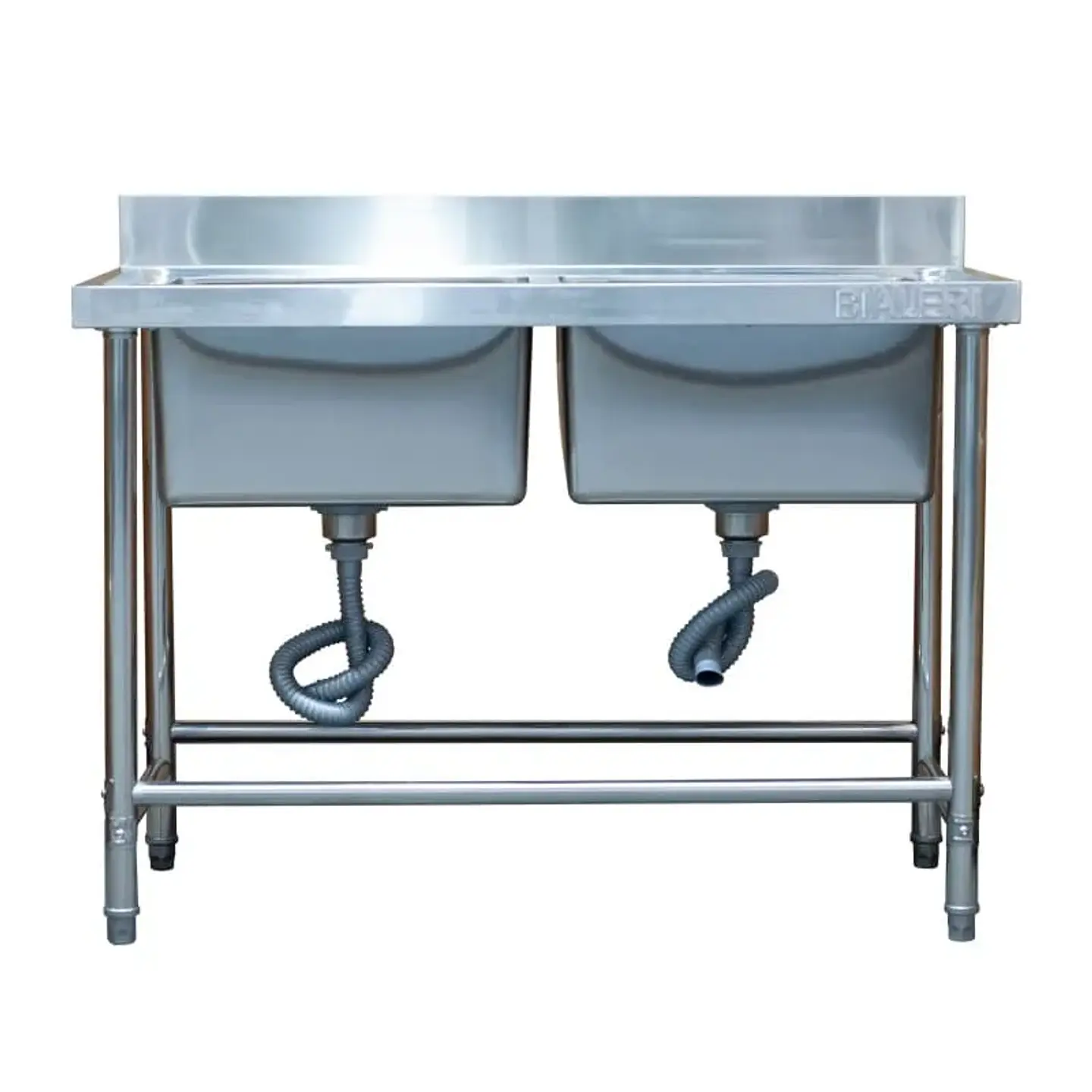 Lavafondo 2 Depositos 100% Acero Inoxidable / Taza Estampada 1