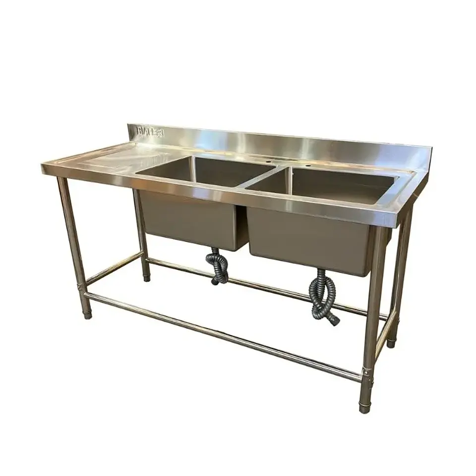 Lavafondo 2 Depósitos con Secador Izquierdo / Taza Estampada (160x60x85 cm) 3