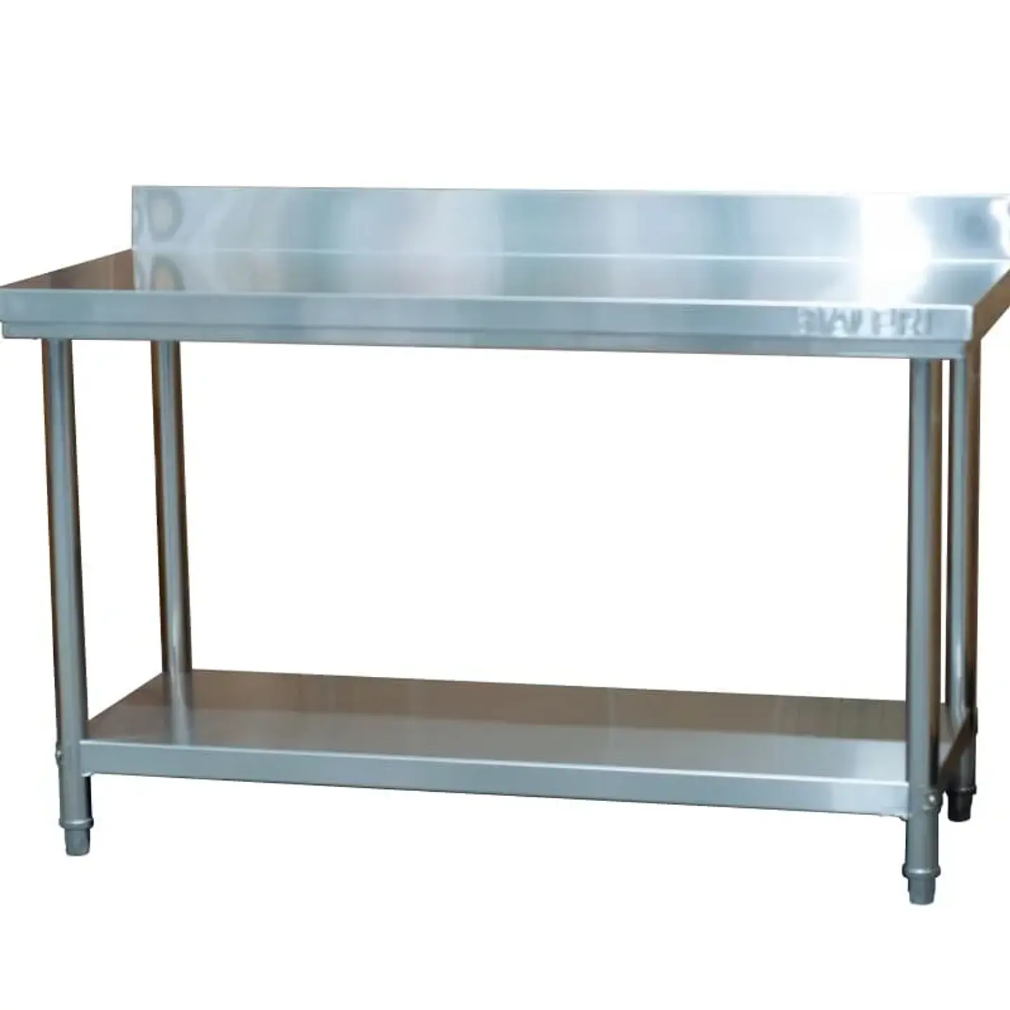 Mesón Acero 140x60x85 cm Muro / 100% Acero Inoxidable 2