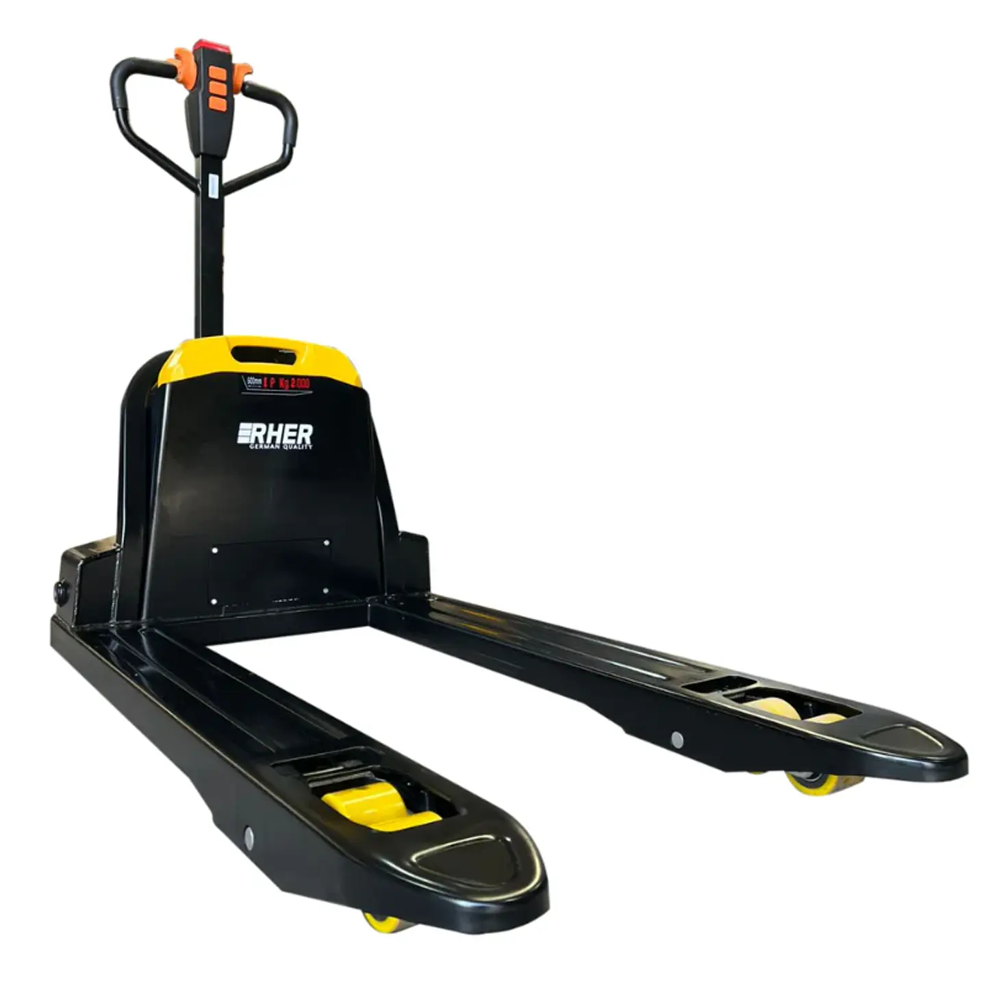 Transpaleta Eléctrica de Litio Rher Alemana 2000 kg – Ancha (685 mm) 2