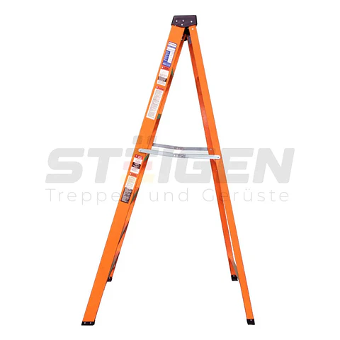 Escalera de Tijera Fibra de Vidrio 7 Peldaños (2.15m) – Dieléctrica