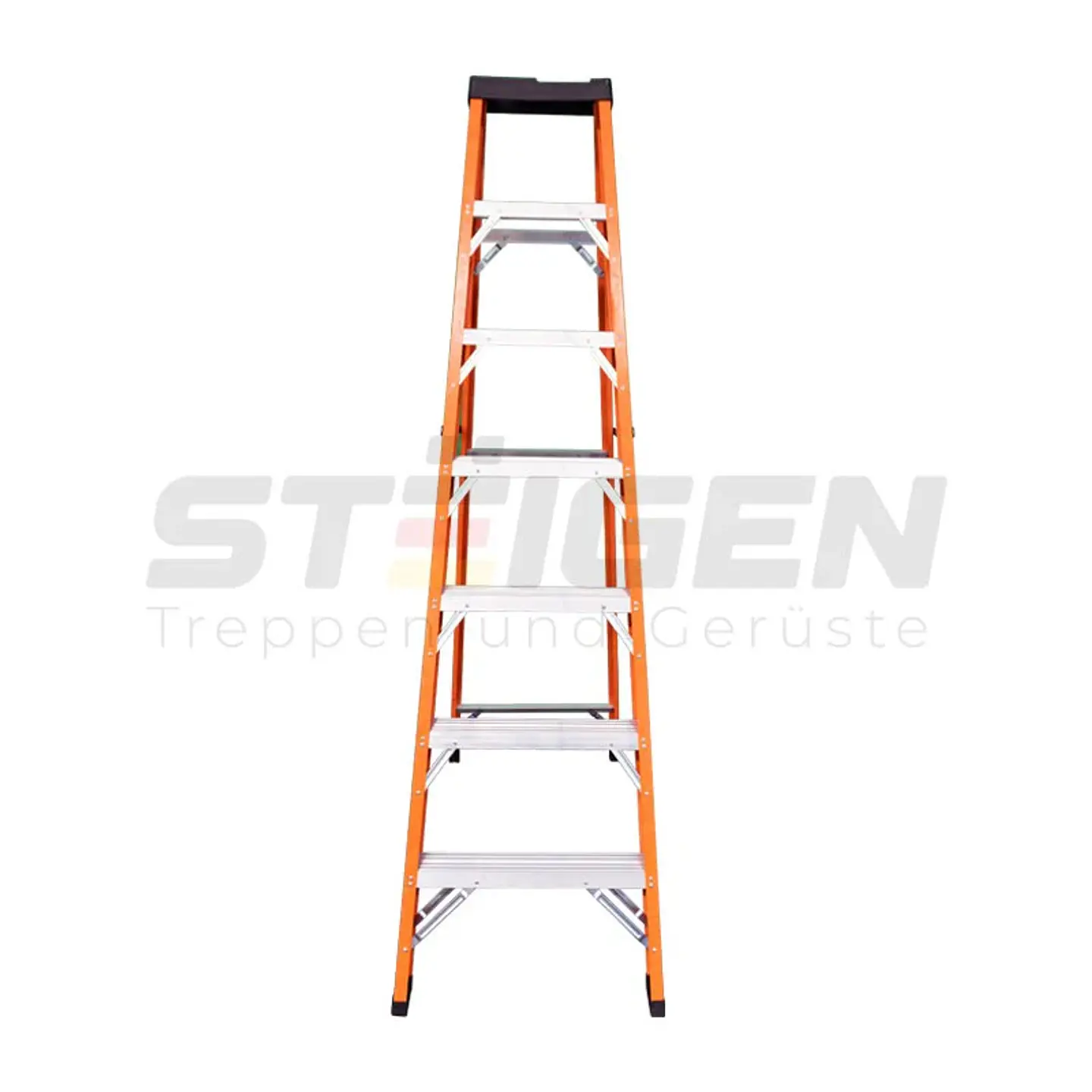 Escalera de Tijera Fibra de Vidrio 7 Peldaños (2.15m) – Dieléctrica 3