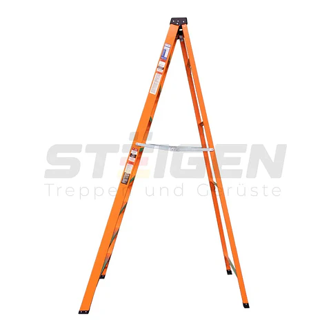 Escalera de Tijera Fibra de Vidrio 10 Peldaños (3.1m) – Dieléctrica