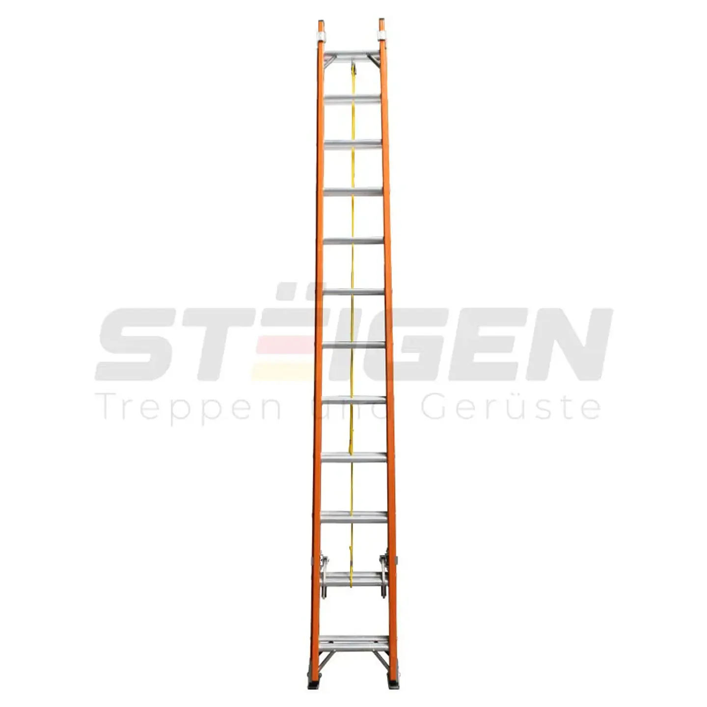 Escalera Telescópica Fibra de Vidrio 24 Peldaños (6.7m) – Dieléctrica 2