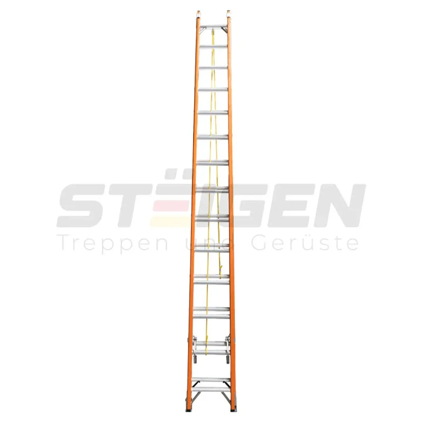 Escalera Telescópica Fibra de Vidrio 28 Peldaños (7.7m) – Dieléctrica 2