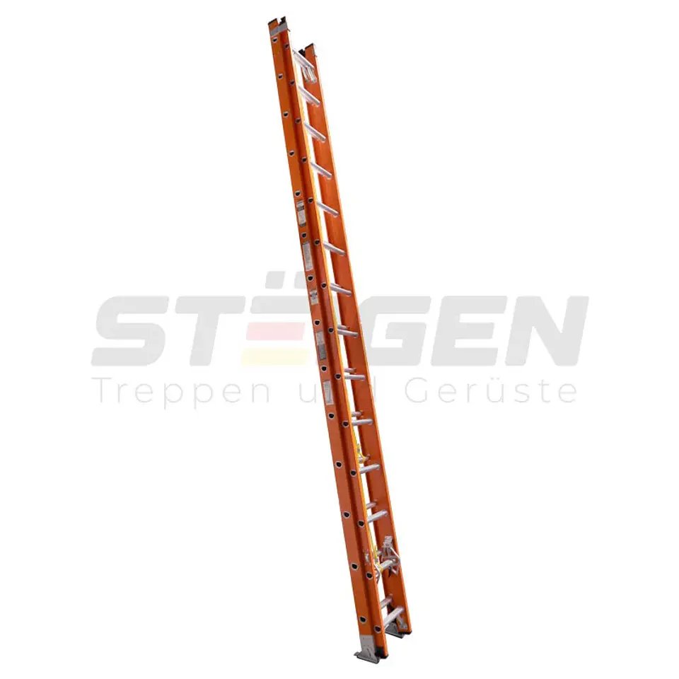 Escalera Telescópica Fibra de Vidrio 28 Peldaños (7.7m) – Dieléctrica 3