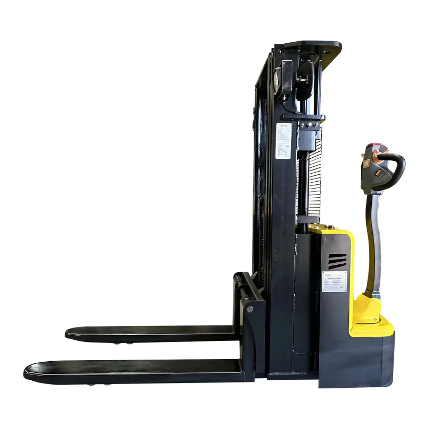 Apilador Compacto Full Eléctrico 1500 kg / 3.5m RHER – Perfil Bajo y Seguridad Total 2