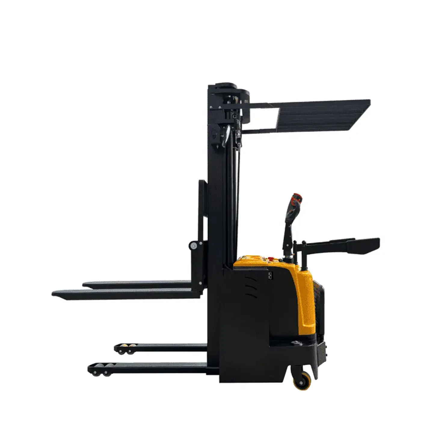 Apilador Full Eléctrico 2000 kg / 3.5m RHER 🇩🇪 – Hombre a Bordo (Potencia en Espacios Reducidos) 2