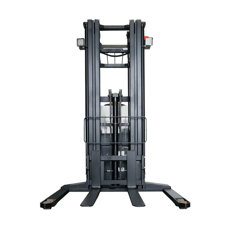 Apilador Full Eléctrico 2000 kg / 5.5m RHER 🇩🇪 – Hombre a Bordo (Base Ancha y Mástil Triplex) 3