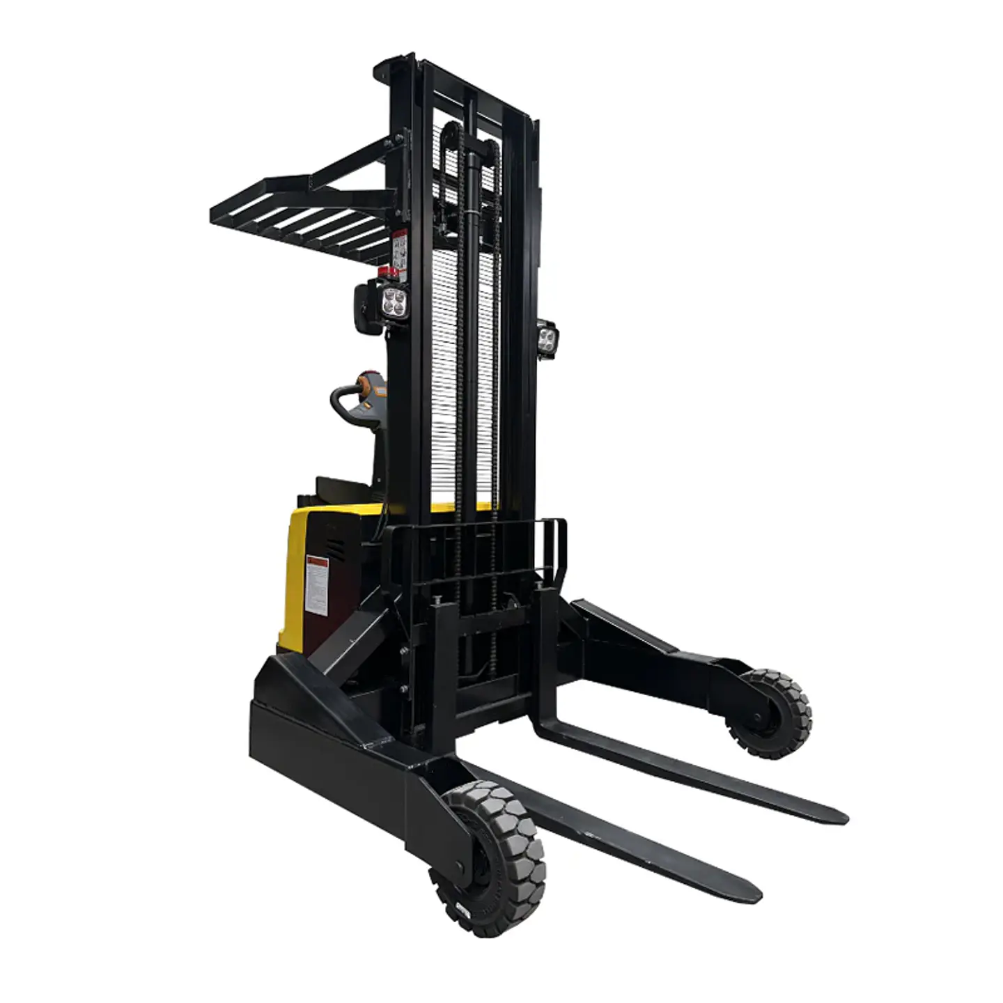 Apilador TODO TERRENO 2000 kg / 3.5m RHER 🇩🇪 – Hombre a Bordo y Base Ancha 1