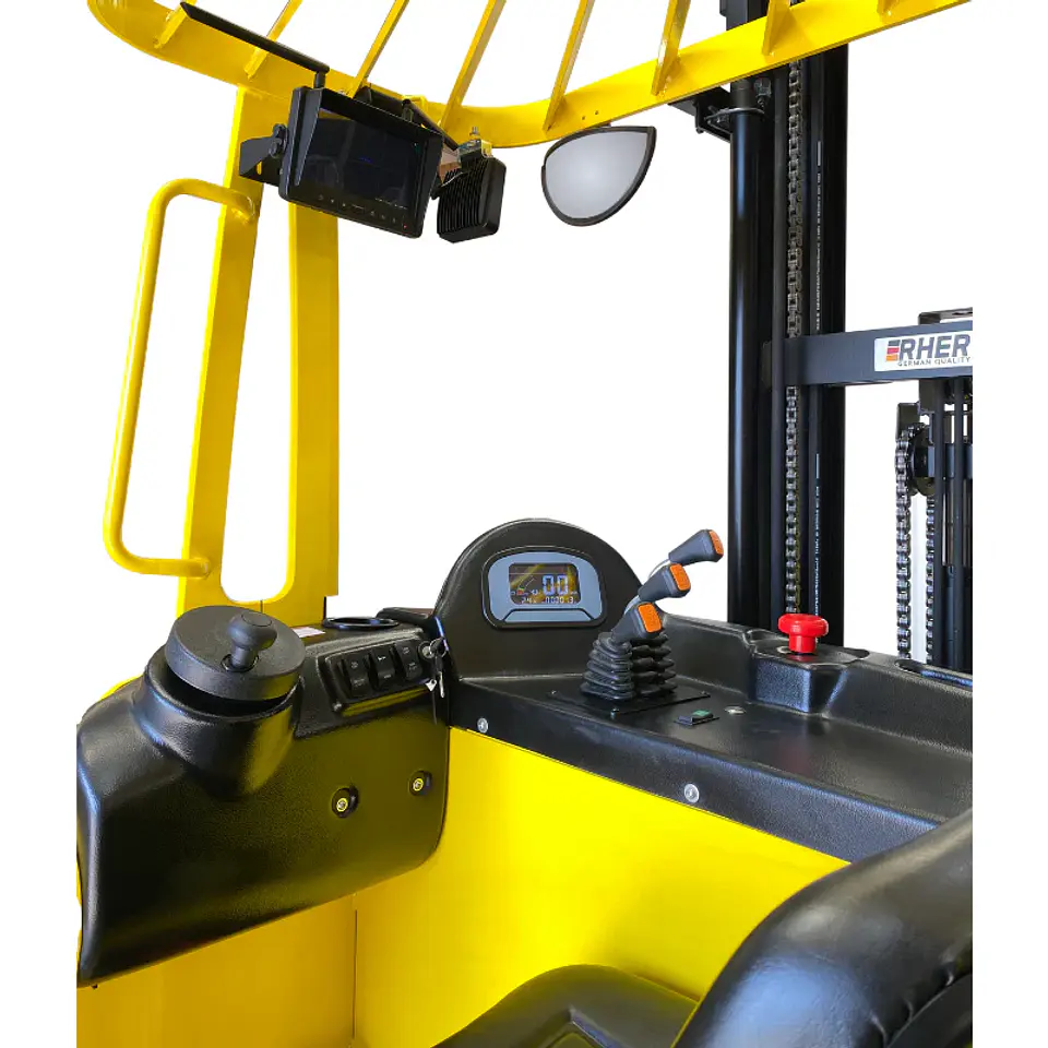 Apilador REACH Full Eléctrico 2000 kg / 6.0m RHER 🇩🇪 – Operador Sentado (Máximo Confort) 3