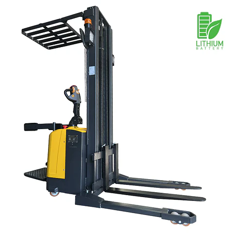 Apilador Full Eléctrico LITIO 1500 kg / 3.5m RHER 🇩🇪 – Hombre a Bordo y Base Ancha