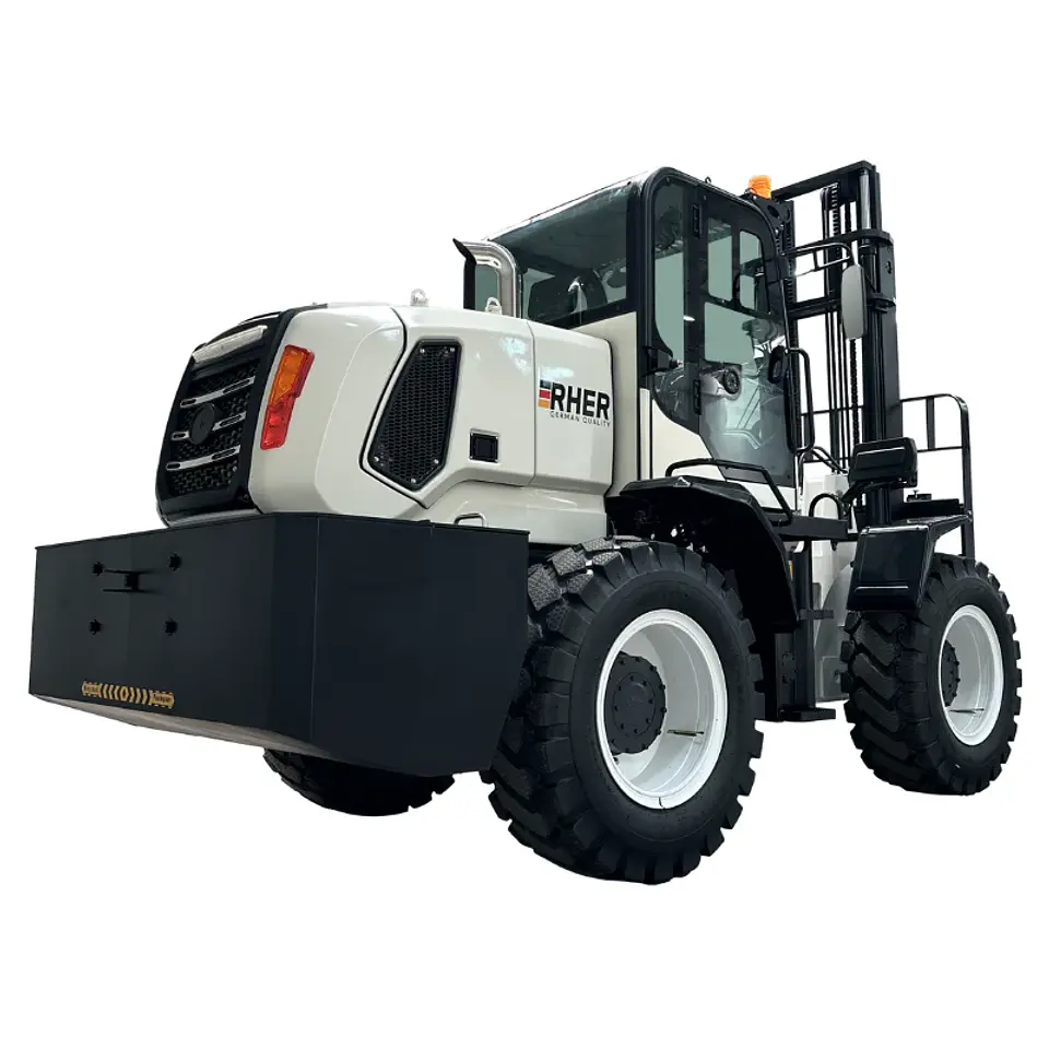 Grúa Horquilla 5.0 Ton RHER 🇩🇪 Diesel 4x4 – Motor Cummins (Poder Industrial) 3