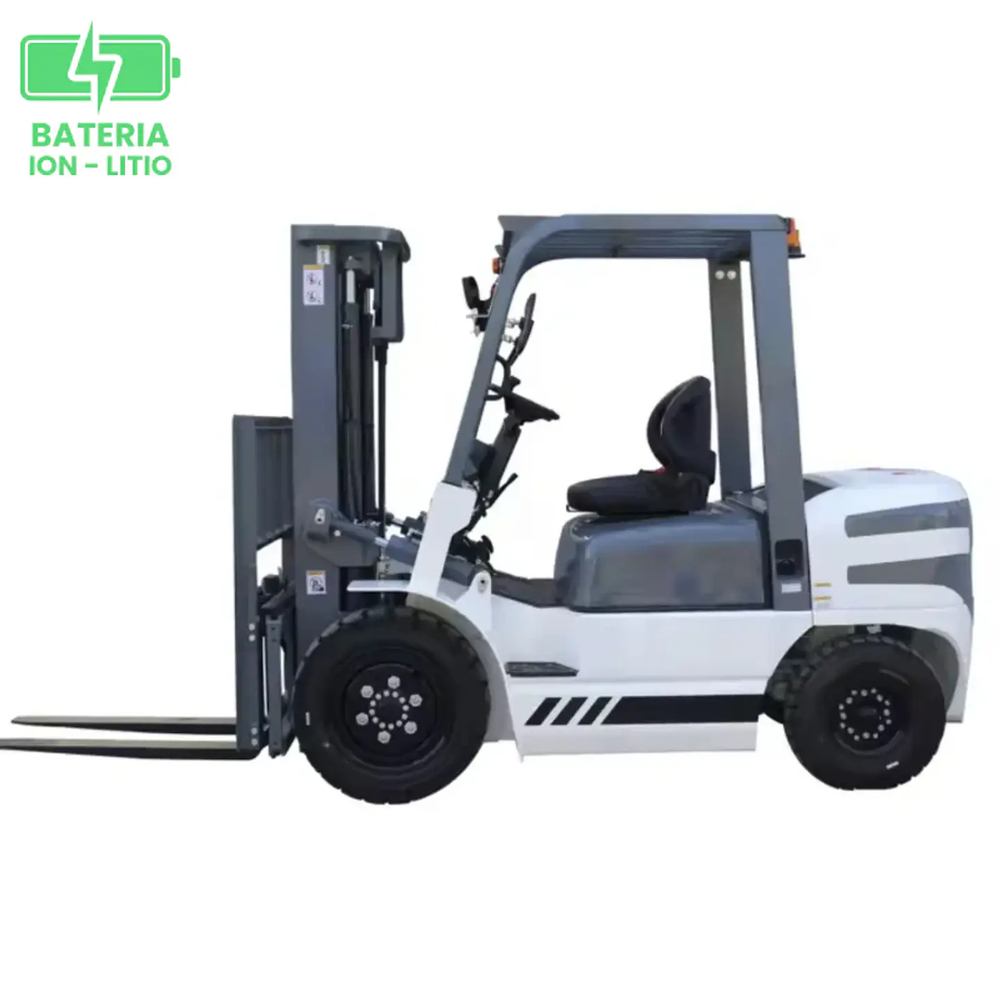 Grúa Horquilla Eléctrica LITIO 2.0 ton / 4.5m RHER 🇩🇪 – Mástil Triplex y 80V 1